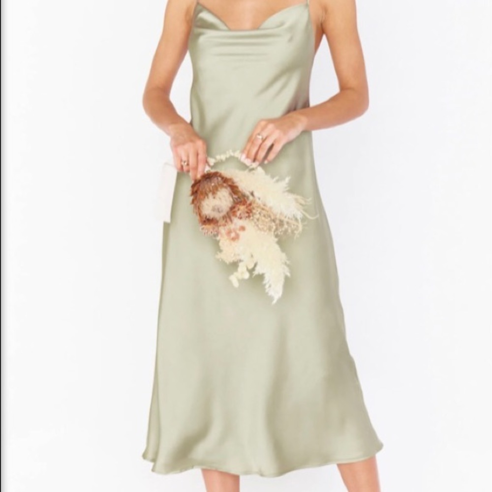 Verona Cowl Neck Midi Dress